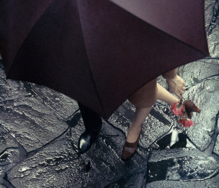 Saul Leiter. Una finestra punteggiata di gocce di pioggia
